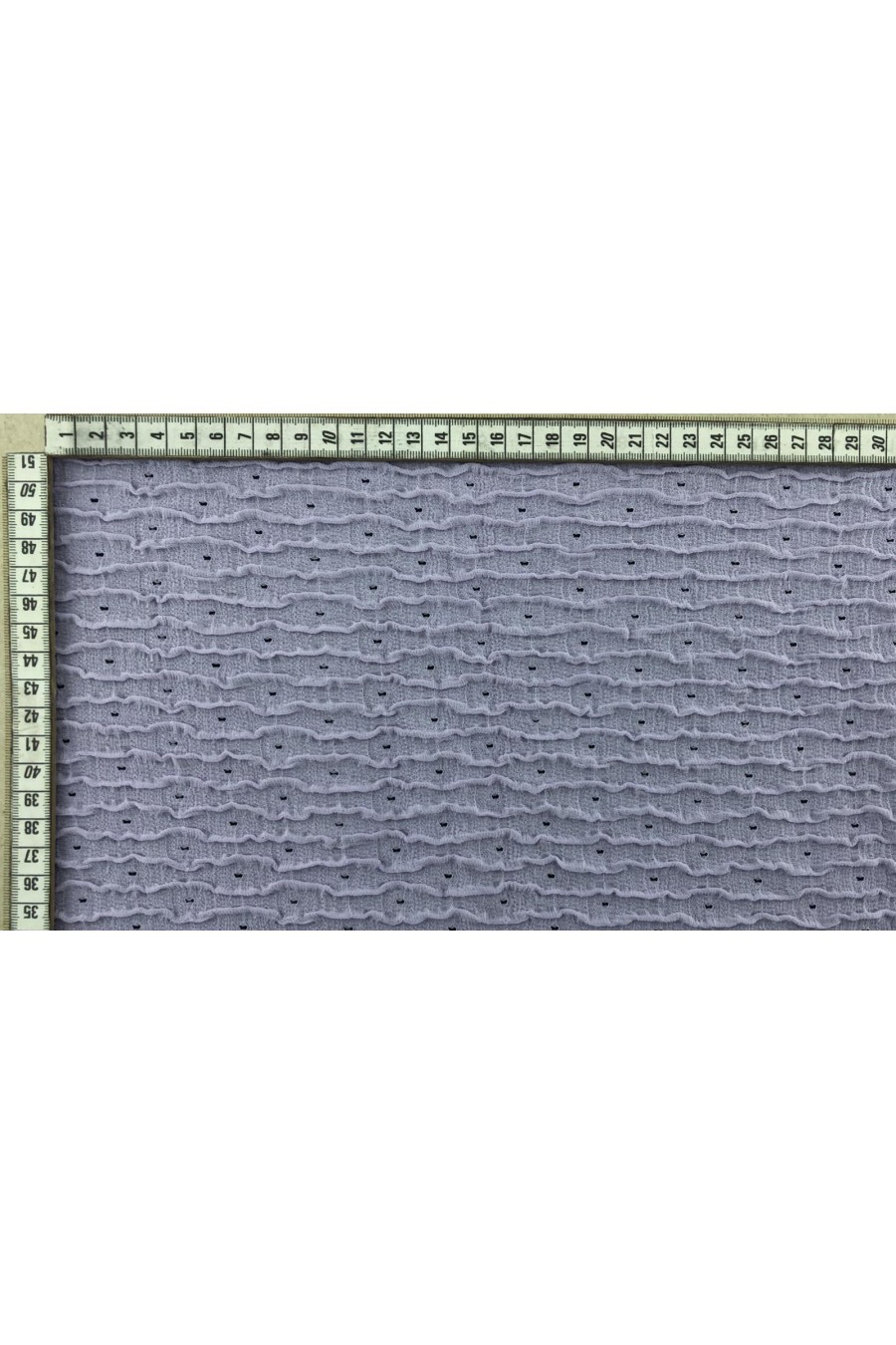 12847-KG Lilalı Naylon Likralı Dantel, İthal, 125 cm