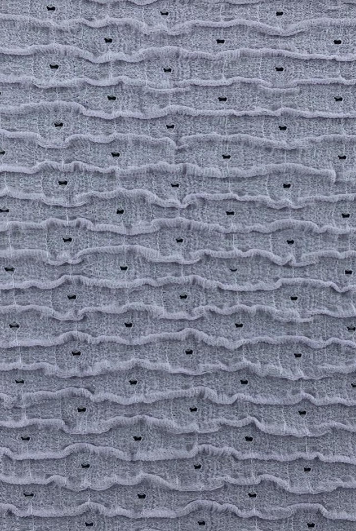Lilalı Naylon Likralı Dantel, İthal, 125 cm