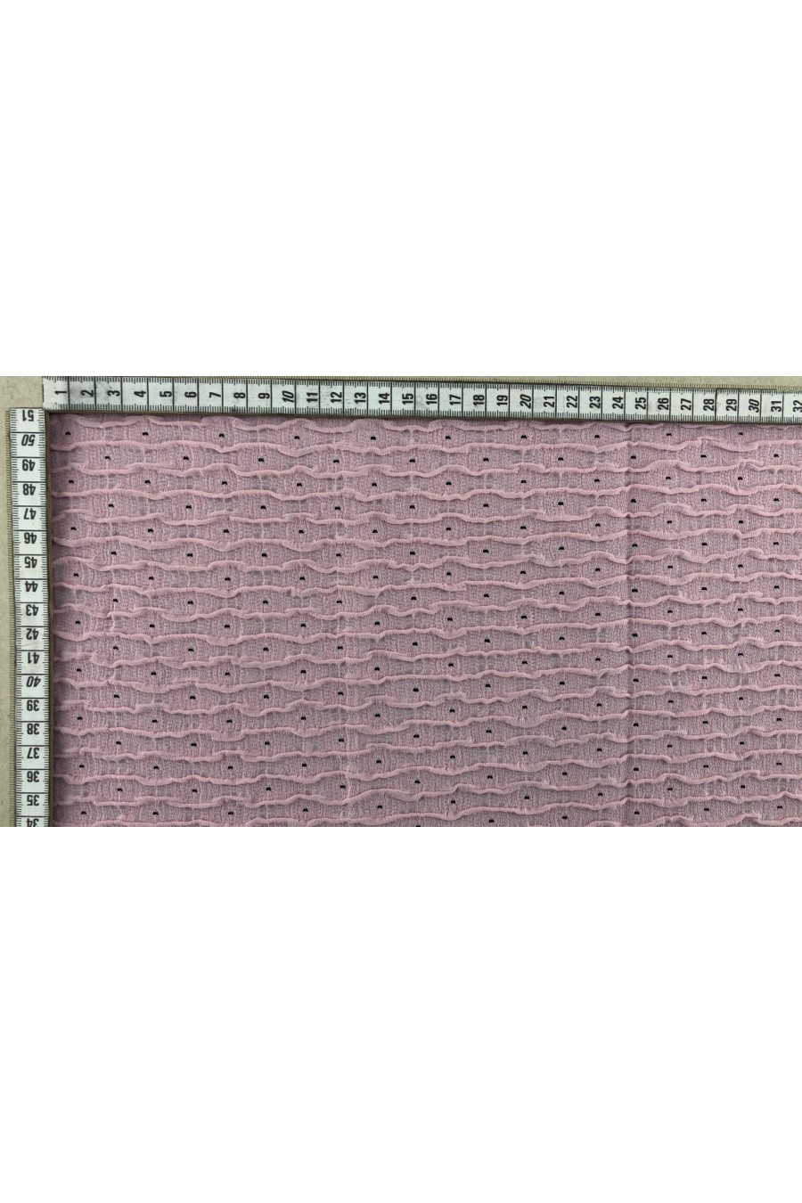 12847-KG Pembe Naylon Likralı İthal Dantel Kumaş - 105 cm