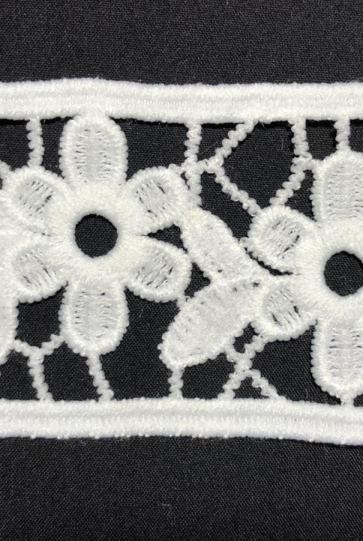 Brode Güpür Bant Mat Polyester İthal Ham