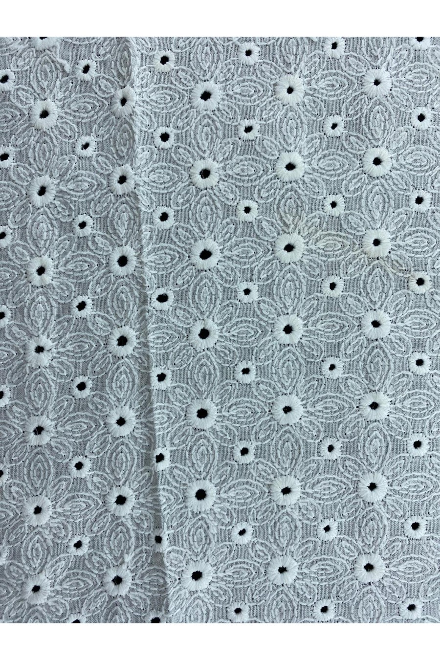 130 cm Yerli Pamuk Polyester Vual Brode