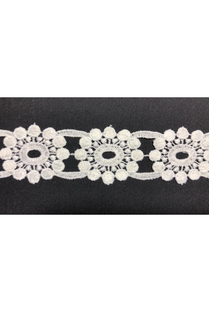 Ham Mat Polyester Güpür Brode Bant