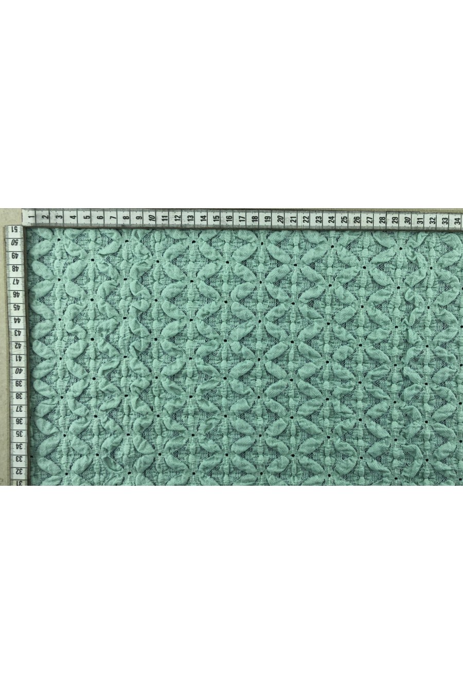 Mint Pamuk Naylon Likralı Dantel