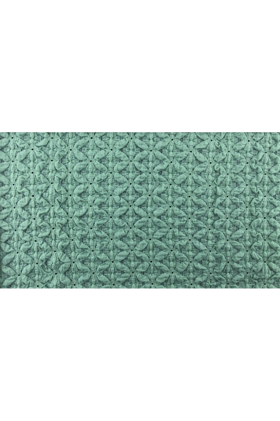 Mint Pamuk Naylon Likralı Dantel