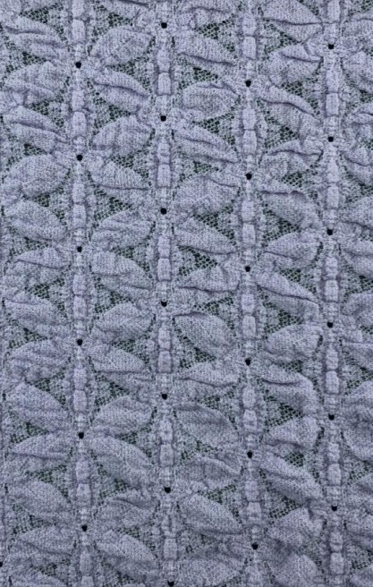 120 cm Likralı Lila Dantel, Pamuk Naylon