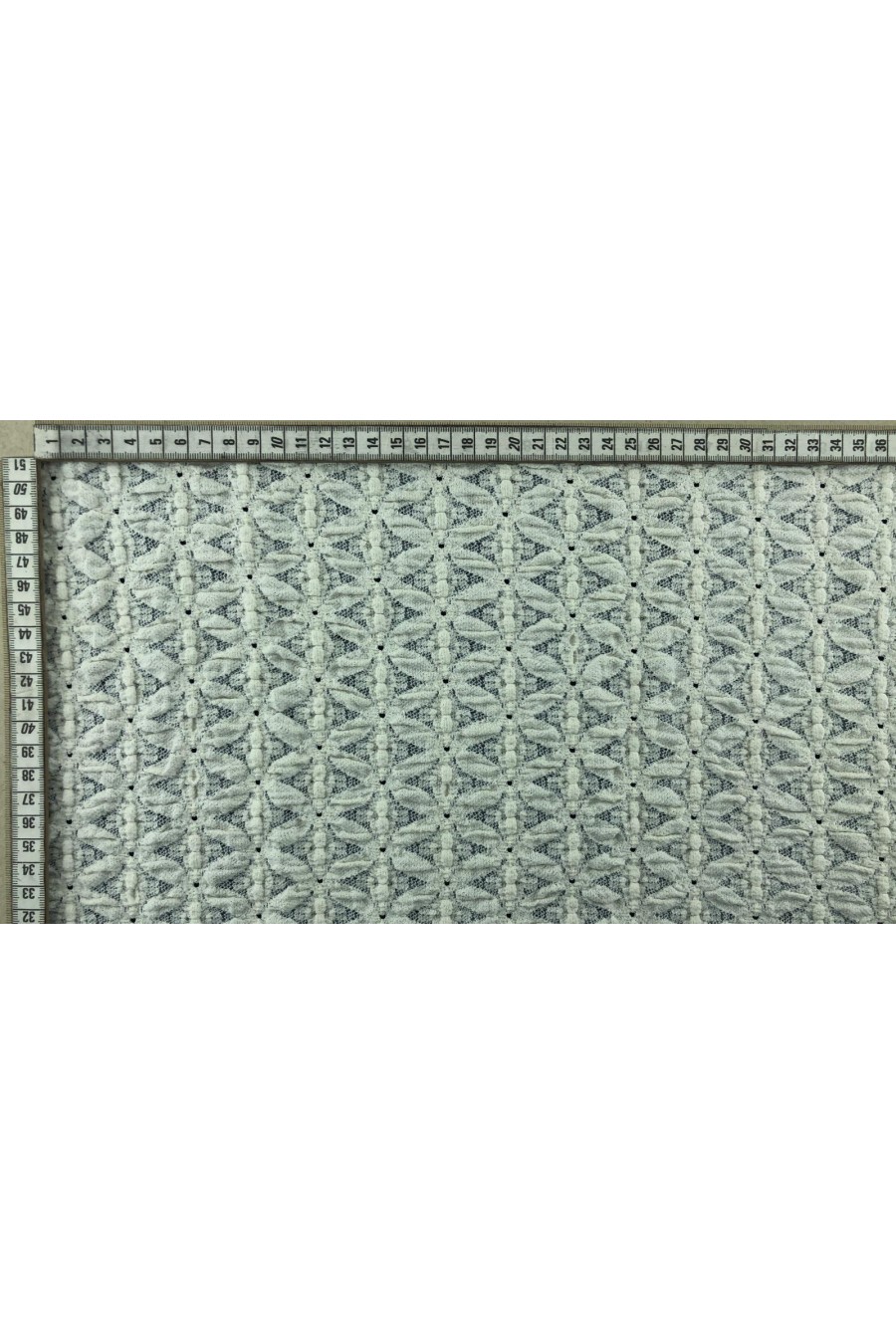 Krem Pamuk Naylon Likralı Dantel