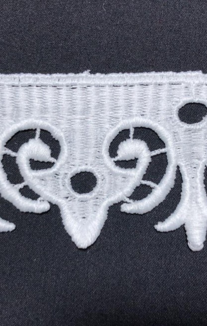 Ham Mat Polyester Güpür Brode Bant