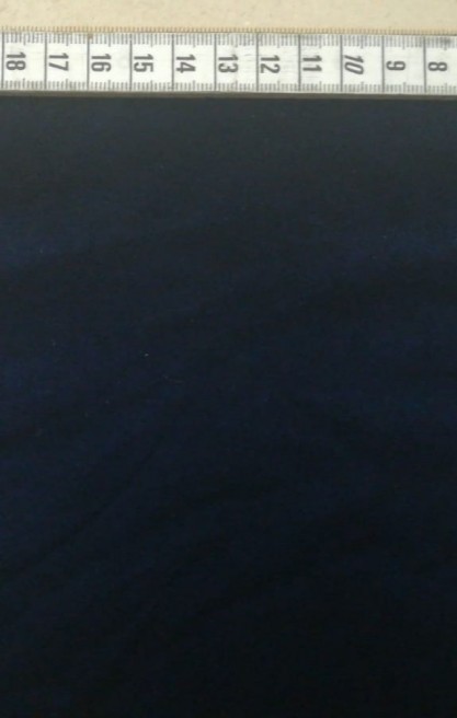 İthal Lacivert Kadife Kumaş - Polyester, 150 cm