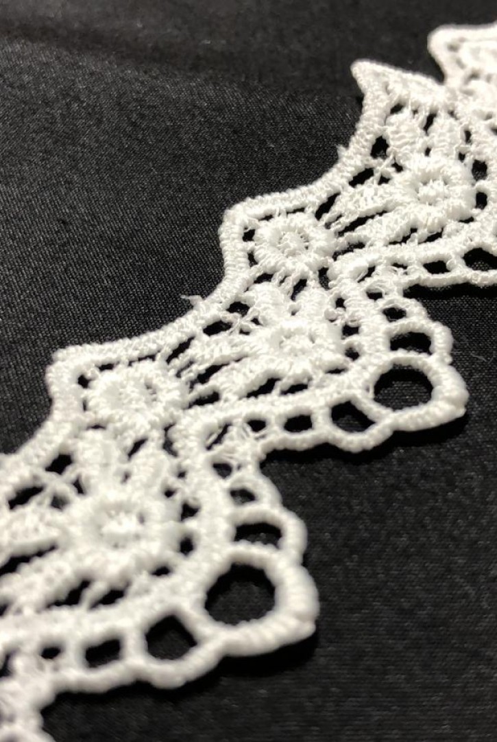 Yerli Ham Mat Polyester Güpür Brode Bant