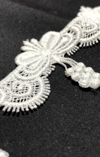 Ham Mat Polyester Güpür Brode Bant