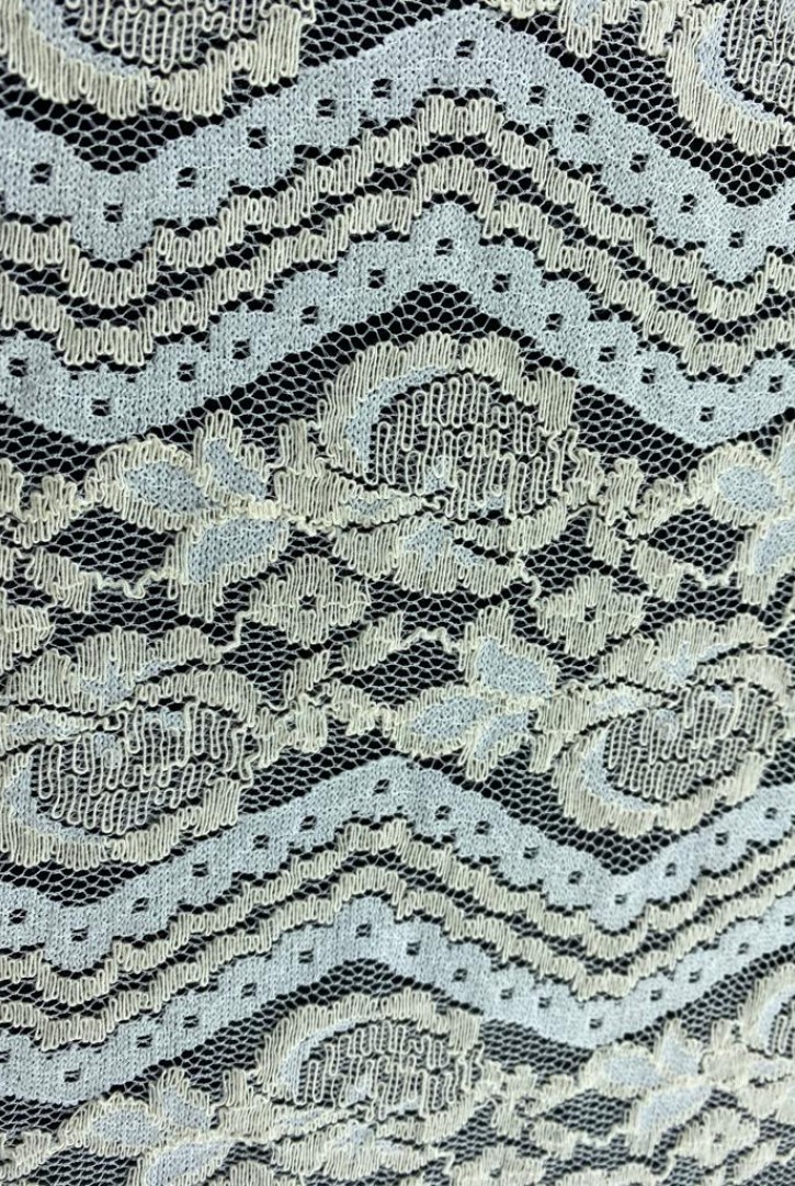 Standart Likralı Fikse Edilmiş Pamuk Naylon Dantel
