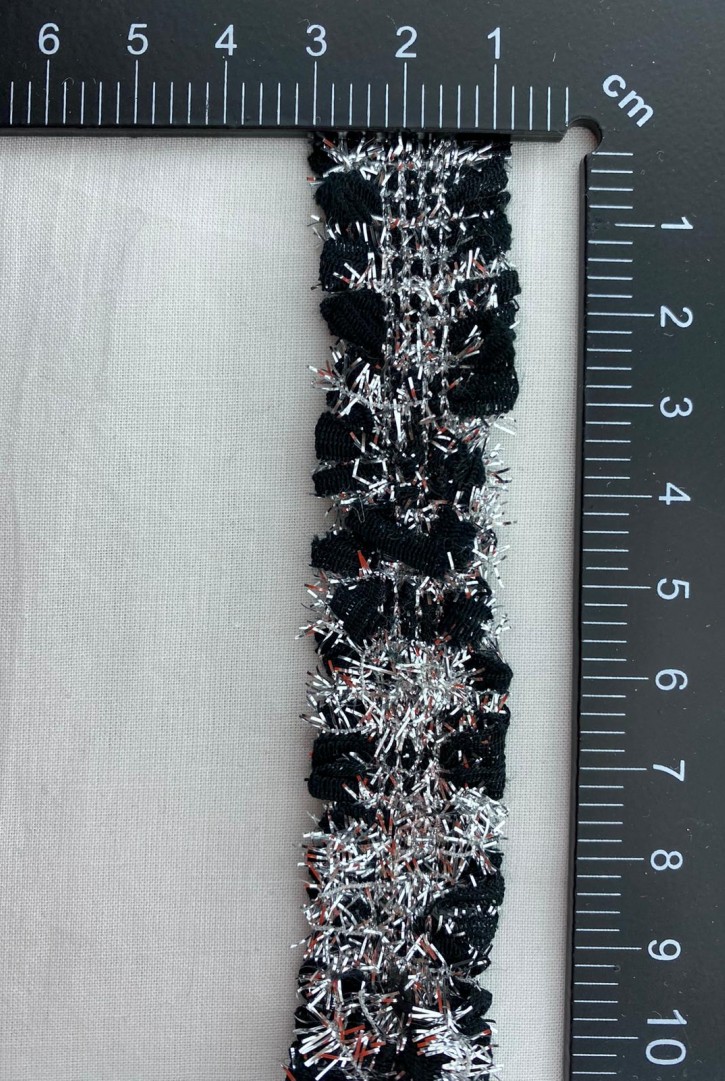 Simli Siyah İthal Bant Şerit