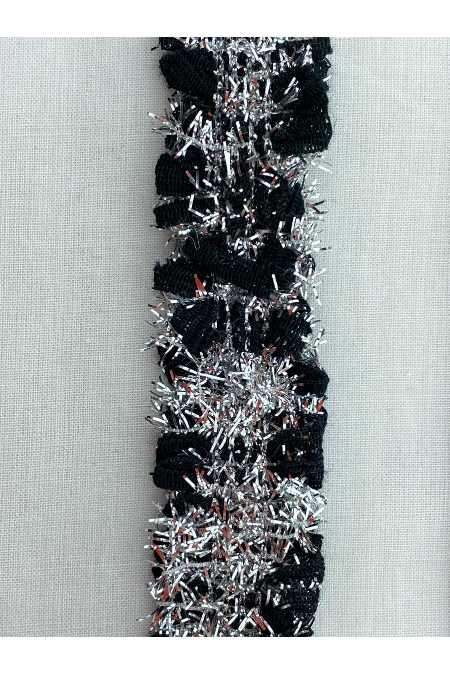 Simli Siyah İthal Bant Şerit