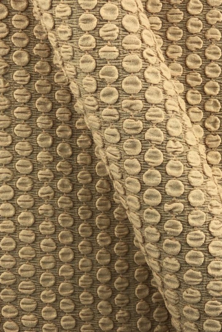 Bej Pamuk Naylon Likralı Dantel, İthal, 120 cm