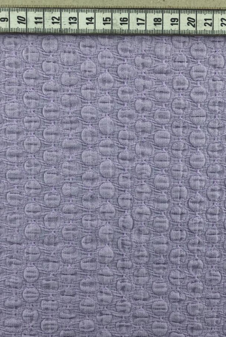 Lila Pamuk Naylon Likralı Dantel, İthal, 125 cm