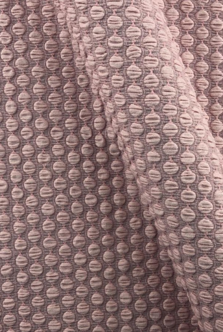 Pembe Pamuk Naylon Likralı İthal Dantel Kumaş - 120 cm