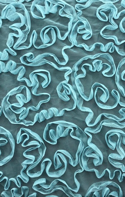 Mint Süzeneli Tül Kumaş - Yerli Polyester, 130 cm (11202)