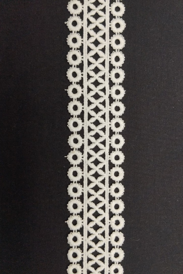 Ham Mat Polyester Güpür Brode Bant