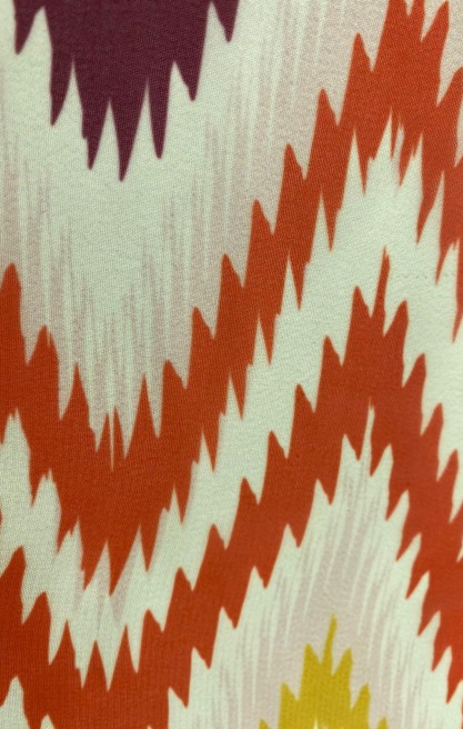 Dijital Baskılı Renkli Şifon Kumaş