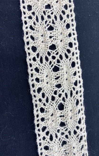 4,5 cm Pamuk Kopanaki Dantel Bant, Ham