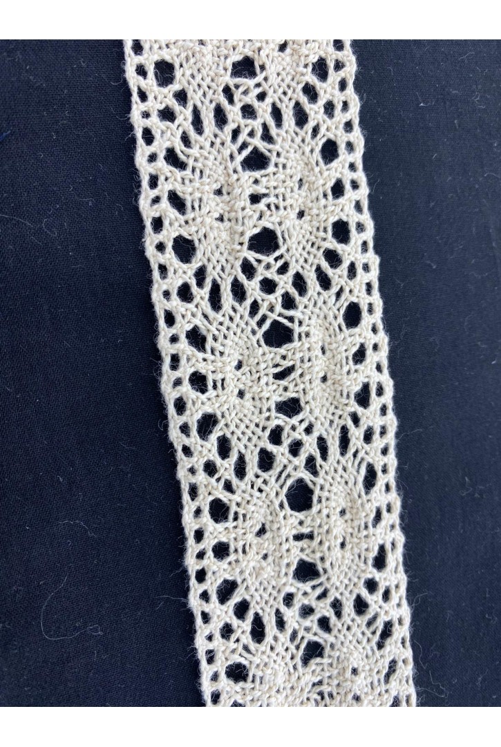 4,5 cm Pamuk Kopanaki Dantel Bant, Ham