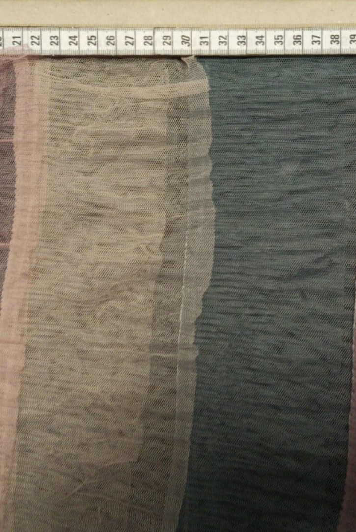 15 Sıralı Renkli Fırfırlı Tül