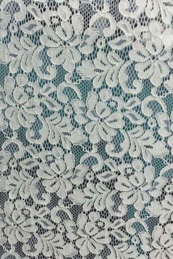 Pamuk Naylon İthal Dantel - Ham Renk