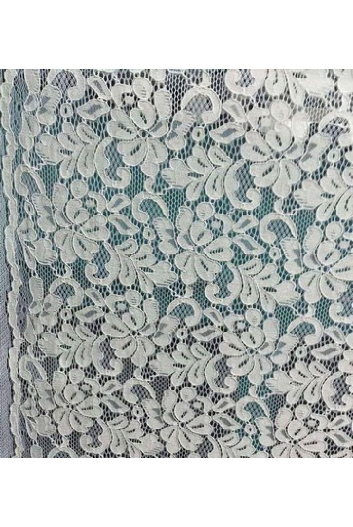 Pamuk Naylon İthal Dantel - Ham Renk