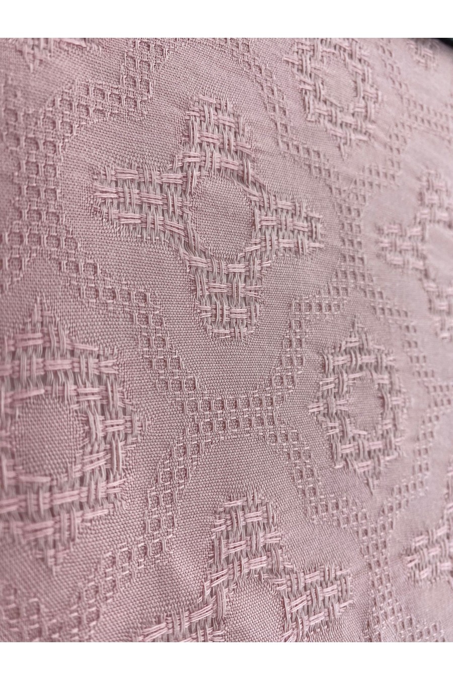 148 cm Likralı Pembe Pamuk Kumaş, Yerli