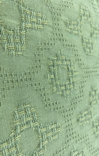 Yağ Yeşili Pamuk Likralı Kumaş, 148 cm