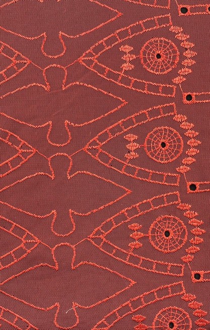 Kiremit Renk Bohreli Tül