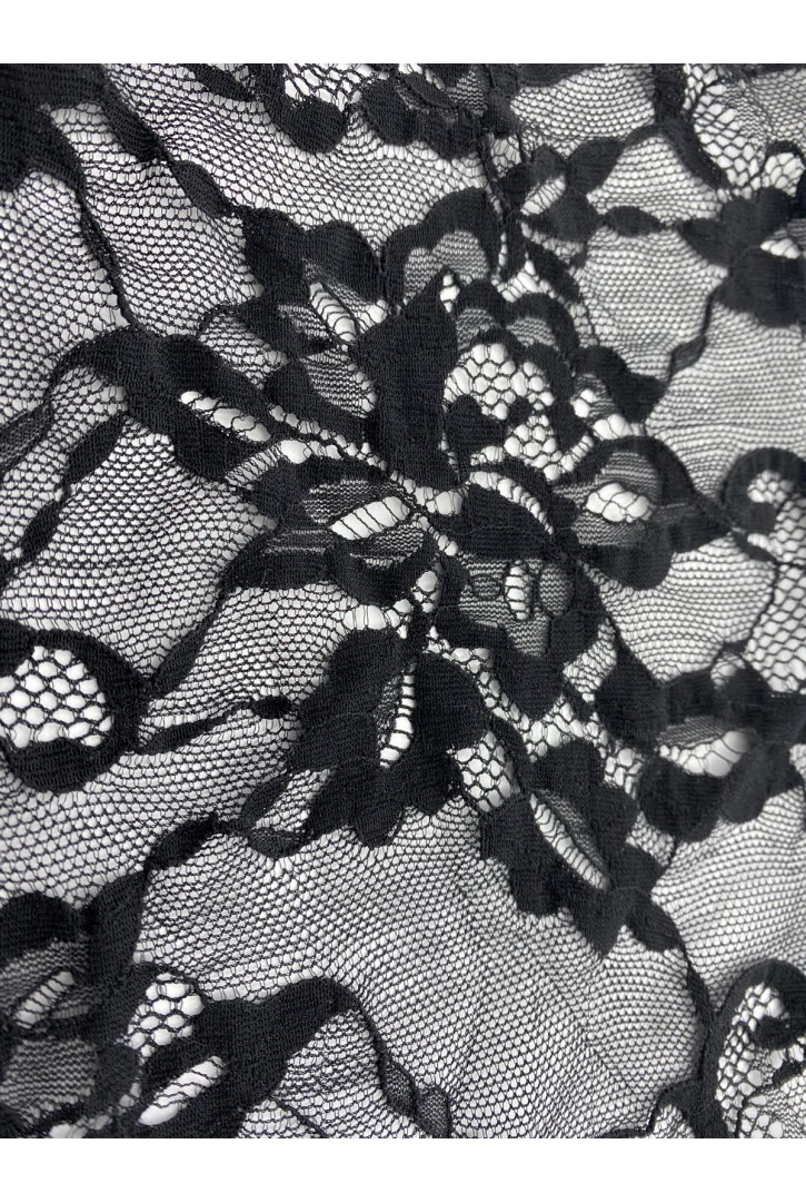 Sakallı Siyah Jakart Dantel Bant, İthal