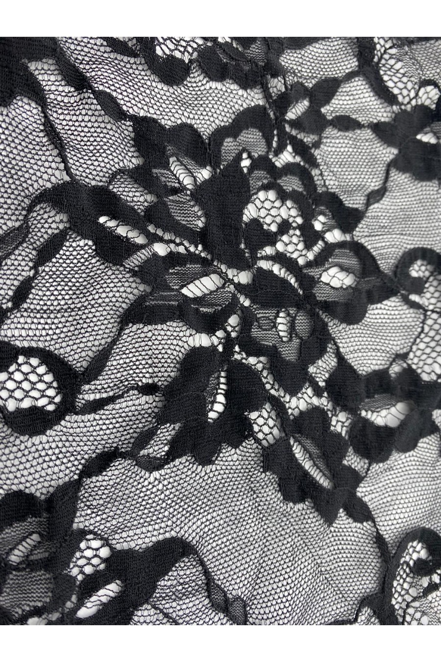 Sakallı Siyah Jakart Dantel Bant, İthal