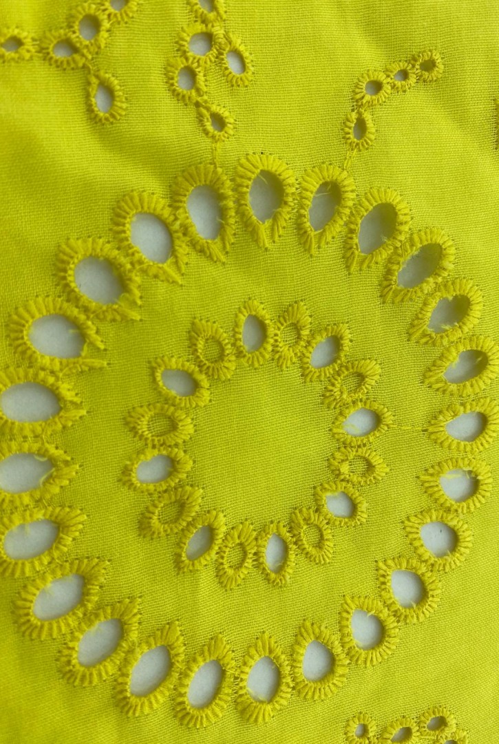 Yeşil Dilimli Mat Polyester Brode Bant