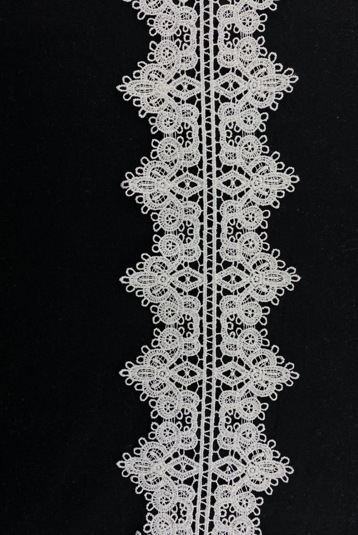 Ham Güpür Polyester Brode Bant