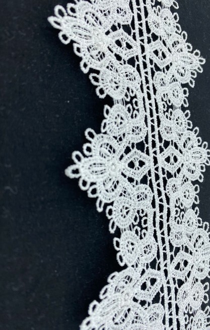 Ham Güpür Polyester Brode Bant