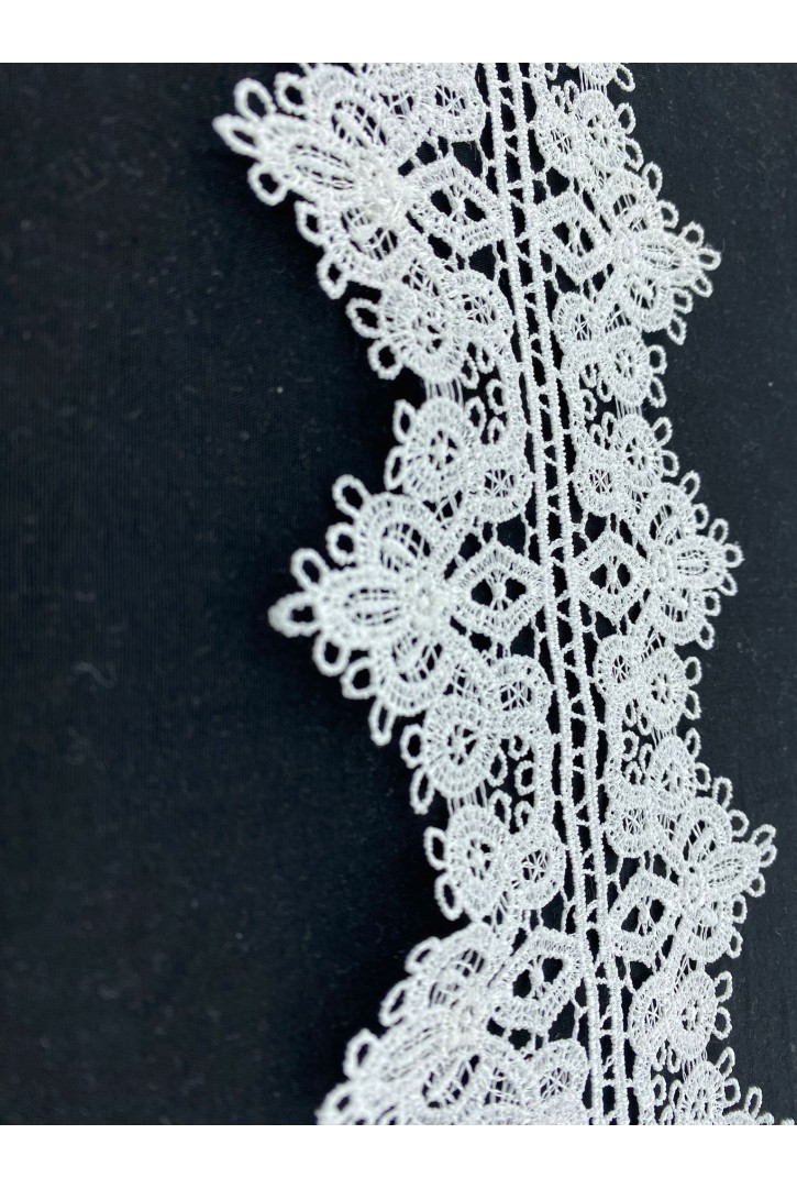 Ham Güpür Polyester Brode Bant