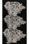 22858 DANTEL/İTHAL/BANT/POLYESTER/APLİKE/BEYAZ/29 CM