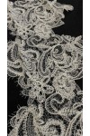 22858 DANTEL/İTHAL/BANT/POLYESTER/APLİKE/BEYAZ/29 CM