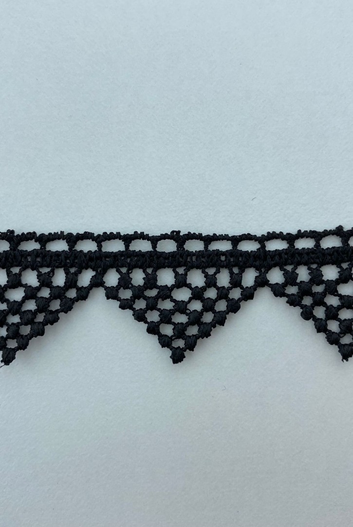 7622 BRODE/YERLİ/BANT/PARLAK POLYESTER/SİYAH/2 CM