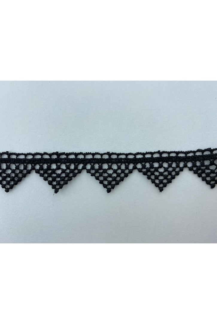 7622 BRODE/YERLİ/BANT/PARLAK POLYESTER/SİYAH/2 CM