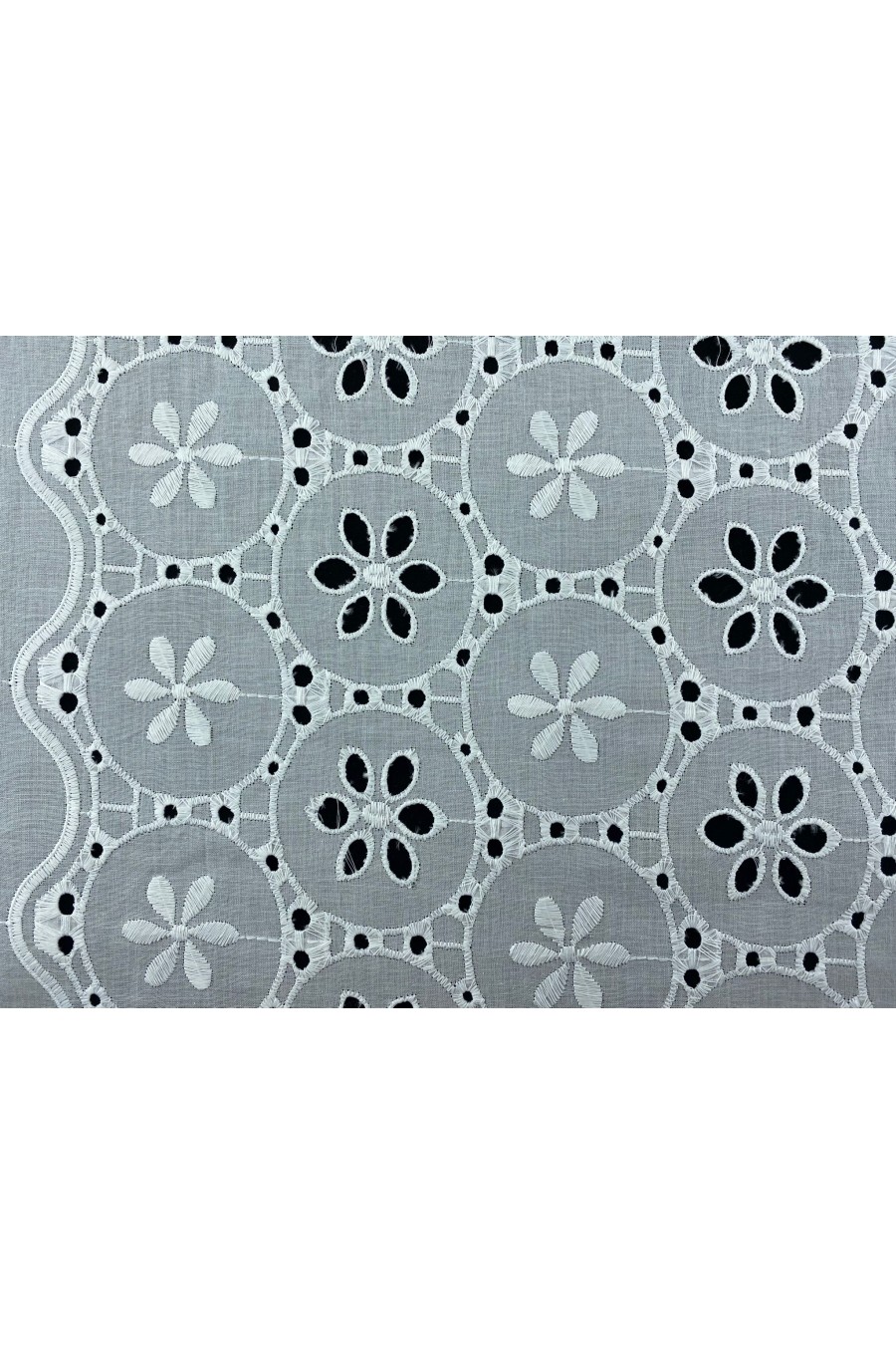 Kasarlı Bohrelli Mat Brode Vual - Yerli Polyester (10374)