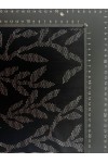 19454 KUMAŞ/YERLİ/LEZ/POLYESTER/KADİFE/METALİK VARAK/SİYAH/150 CM