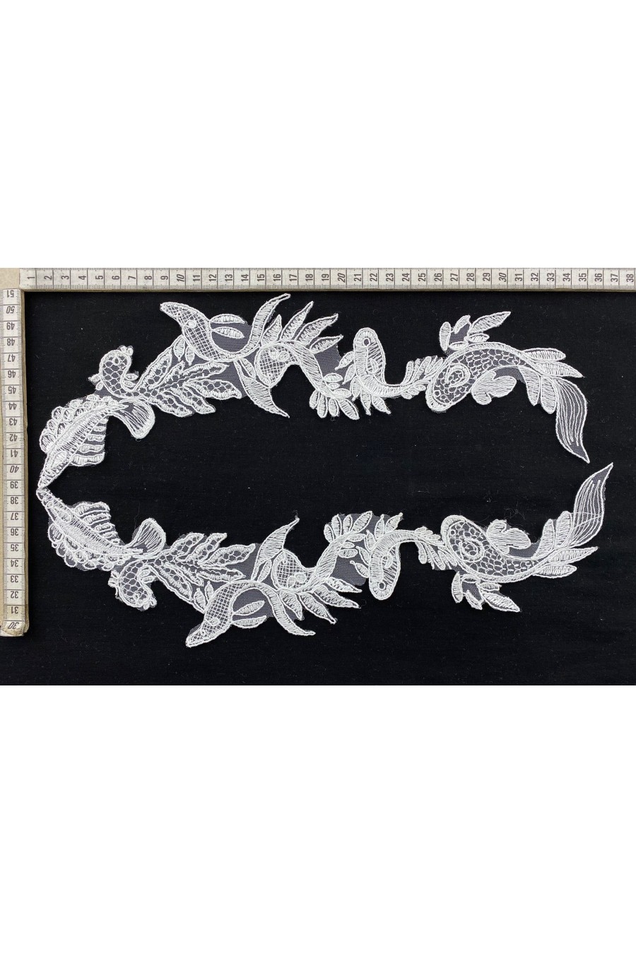 6513-ADET Ham Düz Aplik Brode, Yerli Polyester