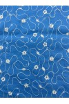 21643 BRODE/YERLİ/VUAL/LEZ/PAMUK POLYESTER/PULLU/MAVİ ZEMİN/HAM İP/153 CM
