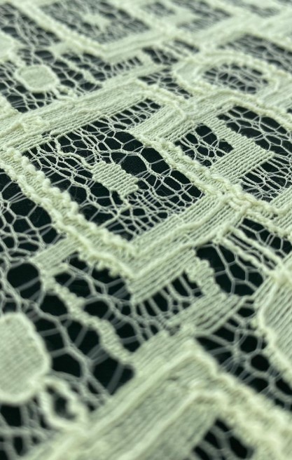 Dantel İthal Lez Pamuk Naylon Sarı 150 CM