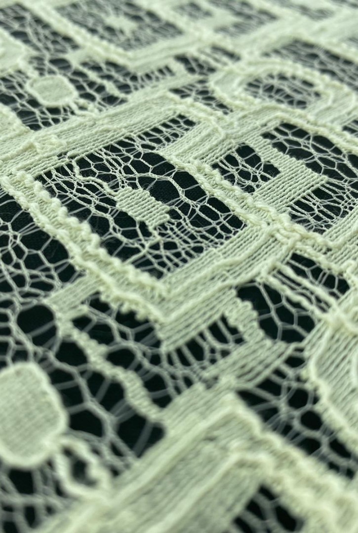 Dantel İthal Lez Pamuk Naylon Sarı 150 CM