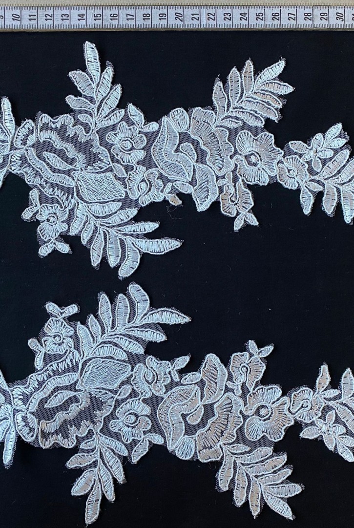 Ham Kordünel Aplik Brode Kumaş