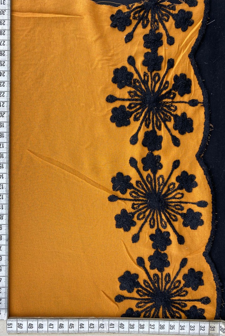 Şifon Üzeri Tek Su Yollu Brode