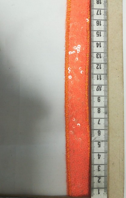 Neon Turuncu Pullu Bant, 2 cm